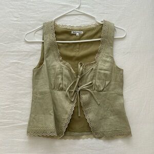 reformation linen top
